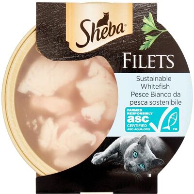 Cibo per gatti Sheba - Filetti di pesce bianco in salsa, 60g Cibo per gatti Sheba - Filetti di pesce bianco in salsa, 60g