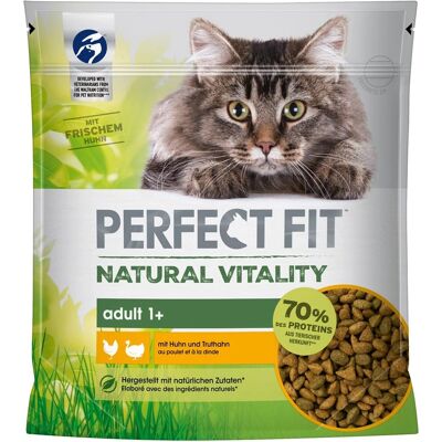 Nourriture pour chats Vitalité Naturelle Perfect Fit - Poulet & Dinde - Sec & Humide Nourriture pour chats Vitalité Naturelle Perfect Fit - Poulet & Dinde - Sec & Humide