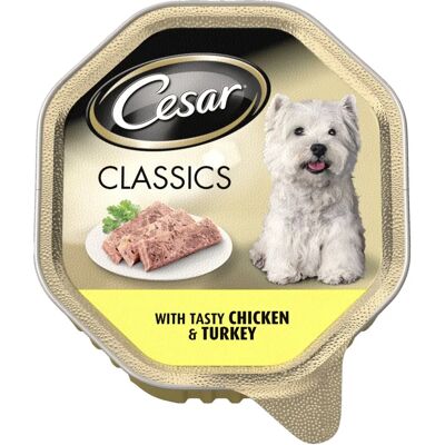 Cesar Classic Chicken Turkey Wet Dog Food Cesar Classic Chicken Turkey Wet Dog Food