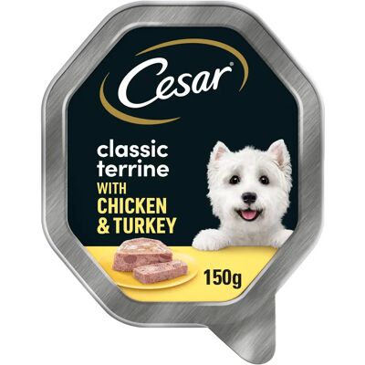 Cesar Terrine Adult Dog Food - Chicken Turkey Jelly Cesar Terrine Adult Dog Food - Chicken Turkey Jelly