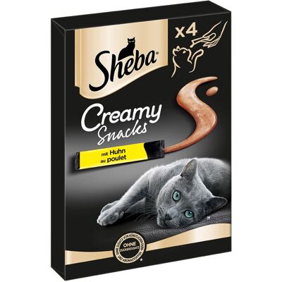 Sheba Creamy Snacks - Poulet, Multides Variantes pour Chats - 12g Sachets Sheba Creamy Snacks - Poulet, Multides Variantes pour Chats - 12g Sachets