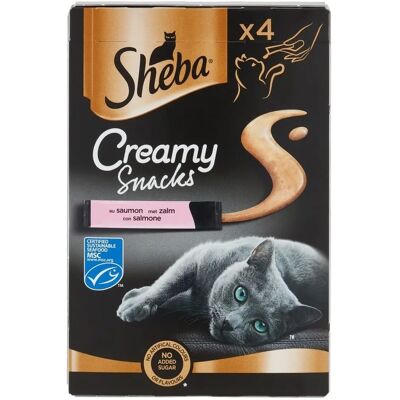 Snack Cremoso al Salmone Sheba - Cibo per Gatti Snack Cremoso al Salmone Sheba - Cibo per Gatti