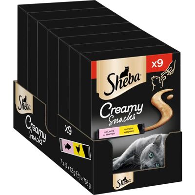 Snacks per Gatti Sheba - Vari Gusti - 9x12g Snacks per Gatti Sheba - Vari Gusti - 9x12g