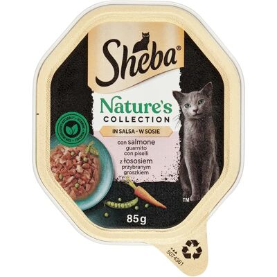 Sheba Collezione Naturale Cibo per Gatti - Salmone & Piselli 85g Sheba Collezione Naturale Cibo per Gatti - Salmone & Piselli 85g