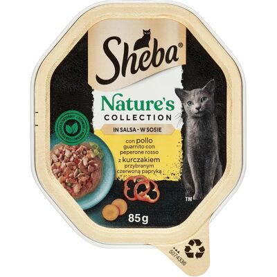 Sheba Modello - Pollo e Peperone - Cibo per gatti Sheba Modello - Pollo e Peperone - Cibo per gatti