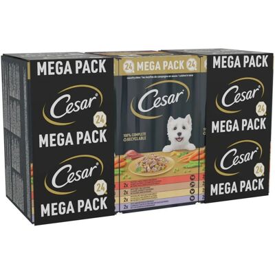 Cesar Dog Food - Variety Pack 24x150g Cesar Dog Food - Variety Pack 24x150g