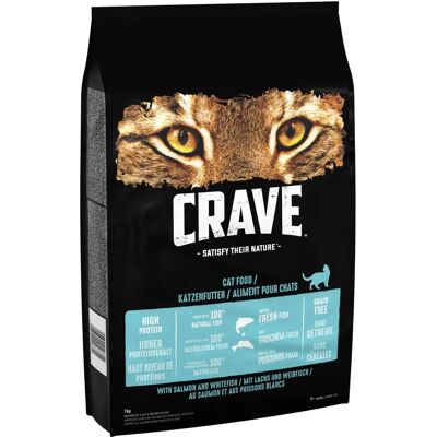 CRAVE Adult Salmon & Whitefish dry food - 7kg CRAVE Adult Salmon & Whitefish dry food - 7kg