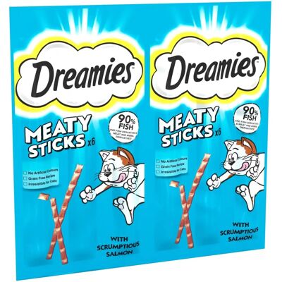 Dreamies Salmon Cat Treats - 14 x 30g Dreamies Salmon Cat Treats - 14 x 30g