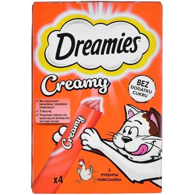 Dreamies Krémes Csirke - Macskáknak Való - 4X10 G Dreamies Krémes Csirke - Macskáknak Való - 4X10 G