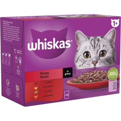 Whiskas 443699 Natvoer voor Katten - Klassieke Selectie in Saus Whiskas 443699 Natvoer voor Katten - Klassieke Selectie in Saus