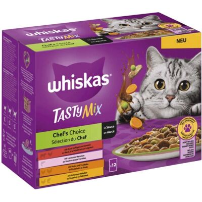 Whiskas Katzenfutter - Verschiedene Sorten, 96 x 85g Whiskas Katzenfutter - Verschiedene Sorten, 96 x 85g