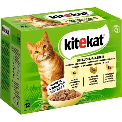 Kitekat - Variété en sachets - Nourriture pour chats - 24/48 x 85g - Publicité Kitekat - Variété en sachets - Nourriture pour chats - 24/48 x 85g - Publicité