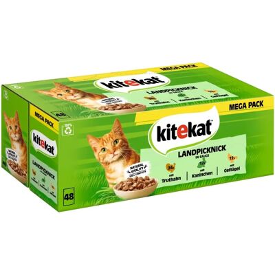 Kitekat Mehrfachpack Katzenfutter - Vielfältige Soßen & Fischstücke Kitekat Mehrfachpack Katzenfutter - Vielfältige Soßen & Fischstücke