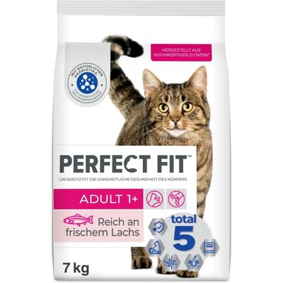 Perfect Fit Adult 1+ dry cat food salmon - 7kg Perfect Fit Adult 1+ dry cat food salmon - 7kg