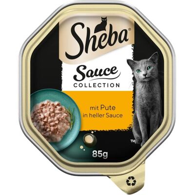 Sheba Dinde en sauce claire Nourriture pour chats - Adulte - 22x 85g Sheba Dinde en sauce claire Nourriture pour chats - Adulte - 22x 85g