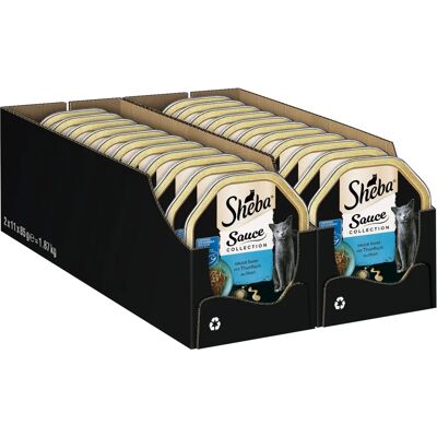 Sheba Collection en Sauce pour Chats au Thon - 22x 85 g Sheba Collection en Sauce pour Chats au Thon - 22x 85 g