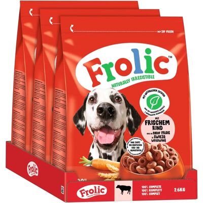 Frolic Rind Hundefutter - 3x2,6kg Frolic Rind Hundefutter - 3x2,6kg