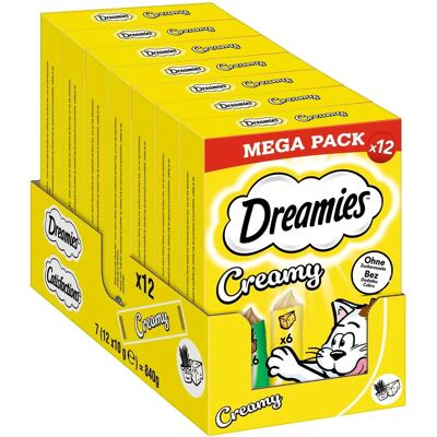 DREAMIES Creamy MEGA PACK Przysmaki dla kotów z serem i kocimiętką DREAMIES Creamy MEGA PACK Przysmaki dla kotów z serem i kocimiętką