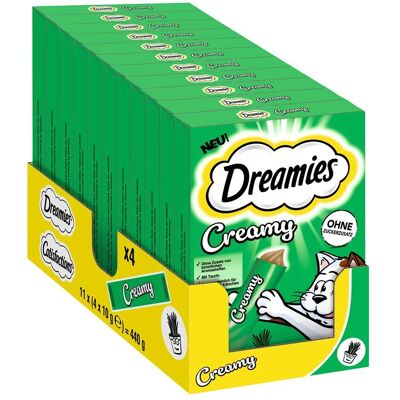 Przekąski Dreamies Kremowe - Przysmaki dla kotów - Wilgotne, Smaczne, Tauryna Przekąski Dreamies Kremowe - Przysmaki dla kotów - Wilgotne, Smaczne, Tauryna