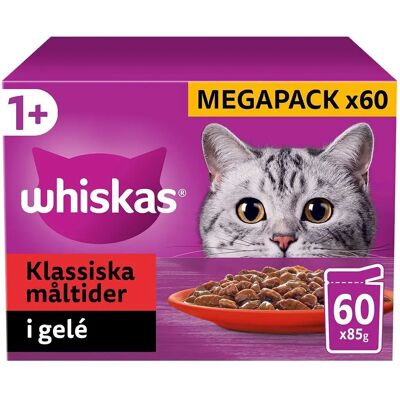 Whiskas Klassische Nassfutter - 60 Dosen Whiskas Klassische Nassfutter - 60 Dosen