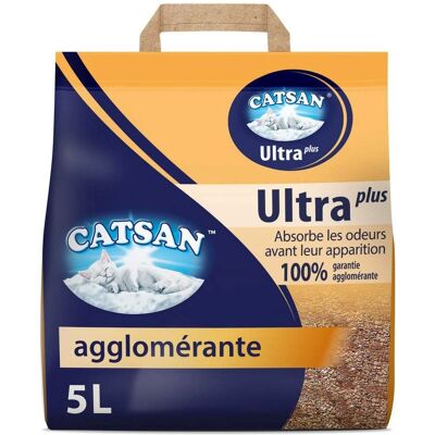 Litière Catsan - Pack de 3, Minérale, Contrôle des odeurs - Publicité Litière Catsan - Pack de 3, Minérale, Contrôle des odeurs - Publicité