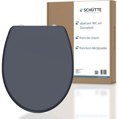 Schütte 82304-A Anthracite Soft-Close Toilet Seat - Toilet Seat Schütte 82304-A Anthracite Soft-Close Toilet Seat - Toilet Seat