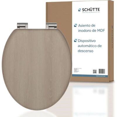 Schütte Modern Hout Toiletzitting - Automatische zachte sluiting - Toiletzitting met houten deksel Schütte Modern Hout Toiletzitting - Automatische zachte sluiting - Toiletzitting met houten deksel