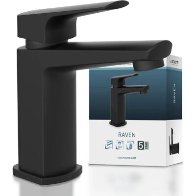 SCHÜTTE Raven Matt Schwarz Waschtischarmatur - Keramikkartusche SCHÜTTE Raven Matt Schwarz Waschtischarmatur - Keramikkartusche