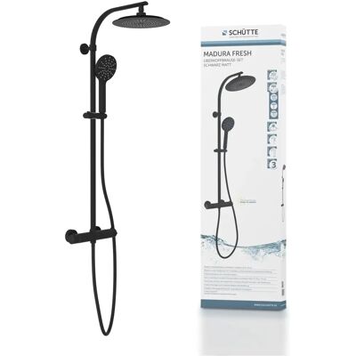 Słupnik prysznicowy SCHÜTTE MADURA FRESH - Czarny Mat - 101cm Wysokość Słupnik prysznicowy SCHÜTTE MADURA FRESH - Czarny Mat - 101cm Wysokość