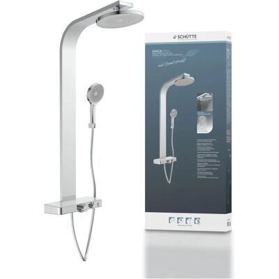 Panneau de douche Samoa Rain - Thermostatique avec Étagère en Verre - Publicité Panneau de douche Samoa Rain - Thermostatique avec Étagère en Verre - Publicité