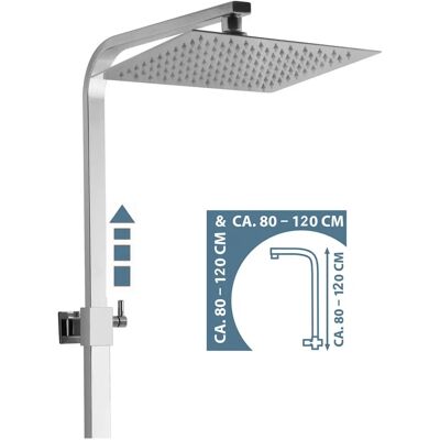 SCHÜTTE Silver Rain Duschsystem - Großes Chrom Badezimmer-Set SCHÜTTE Silver Rain Duschsystem - Großes Chrom Badezimmer-Set