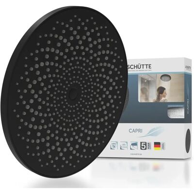 SCHÜTTE CAPRI Ducha de lluvia negra mate - Cabezal de ducha SCHÜTTE CAPRI Ducha de lluvia negra mate - Cabezal de ducha
