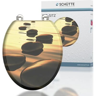 Maisonchic - WC-Sitz sea stone MDF - Mehrfarbig Maisonchic - WC-Sitz sea stone MDF - Mehrfarbig