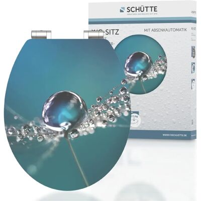 Sedile WC Water Drop turchese lucido - Sedile WC Sedile WC Water Drop turchese lucido - Sedile WC