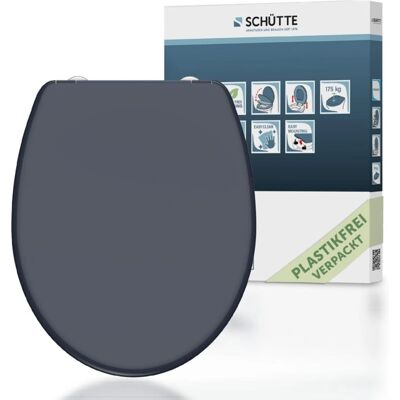 Schütte - Model 82304 - Siedzisko WC z miękkim zamknięciem - Antracyt Schütte - Model 82304 - Siedzisko WC z miękkim zamknięciem - Antracyt
