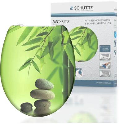 Schütte Stone WC-fedél - Csendes zárás, Gyorskioldó, Színes Schütte Stone WC-fedél - Csendes zárás, Gyorskioldó, Színes