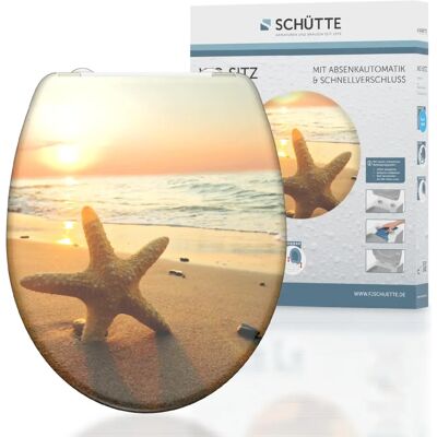 vidaXL Toilettensitz mit Soft Close SEA STAR vidaXL Toilettensitz mit Soft Close SEA STAR