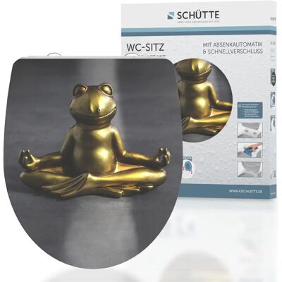 SCHÜTTE Relaxing Frog WC-Sitz - Hochglanz, Absenkautomatik, Universell SCHÜTTE Relaxing Frog WC-Sitz - Hochglanz, Absenkautomatik, Universell