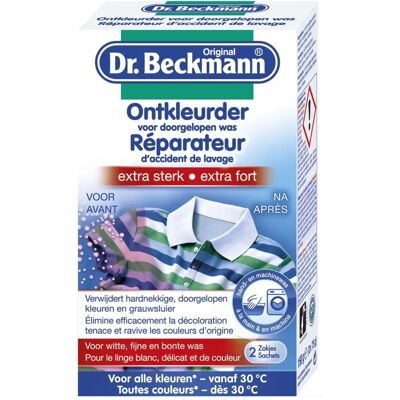 Rétablissement Couleur Dr Beckmann - Réparateur d'Accidents 75G - Publicité Rétablissement Couleur Dr Beckmann - Réparateur d'Accidents 75G - Publicité