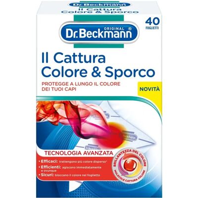 Capture couleur et saleté Dr Beckmann - Technologie de protection des couleurs Capture couleur et saleté Dr Beckmann - Technologie de protection des couleurs