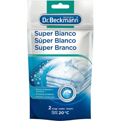 Dr Beckmann Super White - Sbiancante per Tessuti Bianchi - Smacchiatore Dr Beckmann Super White - Sbiancante per Tessuti Bianchi - Smacchiatore