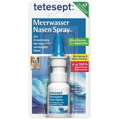 Merz Consumer Care GmbH TETESEPT Acqua marina - Nasenspray mit natürlichem Meerwasser Merz Consumer Care GmbH TETESEPT Acqua marina - Nasenspray mit natürlichem Meerwasser