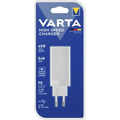 Varta 57956 101 401 Universell Hvit Lader - Lader Varta 57956 101 401 Universell Hvit Lader - Lader