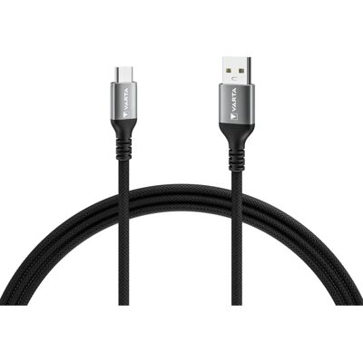 Varta Speed Charge & Sync Cable - USB-A to USB-C, 2m Varta Speed Charge & Sync Cable - USB-A to USB-C, 2m