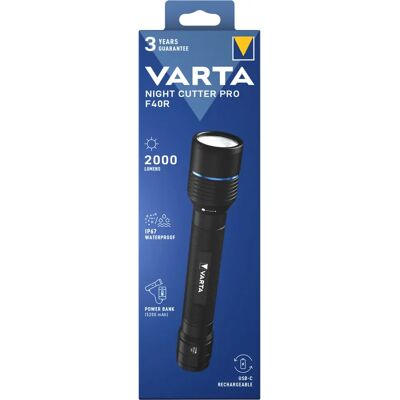 Varta Night Cutter Pro F20R - Återuppladdningsbar LED-ficklampa Varta Night Cutter Pro F20R - Återuppladdningsbar LED-ficklampa