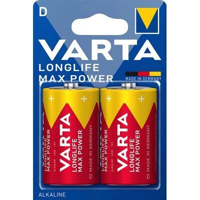 Batería alcalina Varta MaxTech D - Paquete de 2 Batería alcalina Varta MaxTech D - Paquete de 2