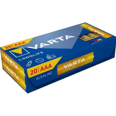 Pile AAA Longlife Varta - Batterie - Publicité Pile AAA Longlife Varta - Batterie - Publicité