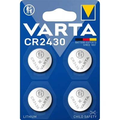 Varta CR2430 Batería de botón de litio - Pack de 4 - Batería de botón Varta CR2430 Batería de botón de litio - Pack de 4 - Batería de botón