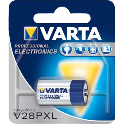 Varta V28PXL Lithium Battery - 6V Cylindrical Varta V28PXL Lithium Battery - 6V Cylindrical