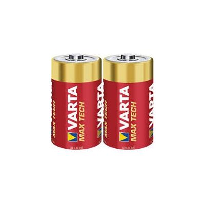 Varta LR20 Alkaline D Battery - High Tech, 10-Year Storage, 2-Pack Varta LR20 Alkaline D Battery - High Tech, 10-Year Storage, 2-Pack